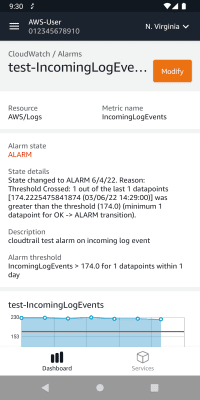 Скриншот приложения AWS Console - №4