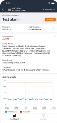 Скриншот приложения AWS Console - №3