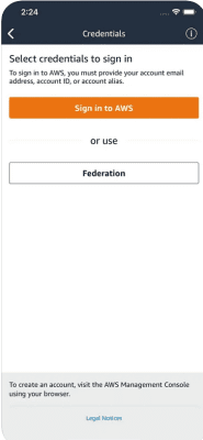 Скриншот приложения AWS Console - №7