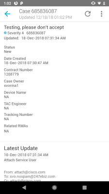 Скриншот приложения Cisco Technical Support - №3