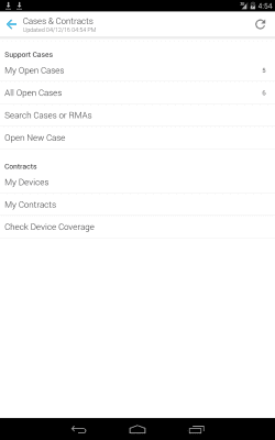 Скриншот приложения Cisco Technical Support - №7