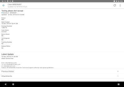 Скриншот приложения Cisco Technical Support - №15