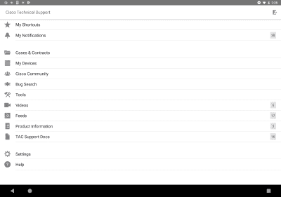 Скриншот приложения Cisco Technical Support - №16