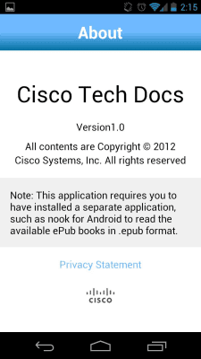Скриншот приложения Cisco Tech Docs - №3