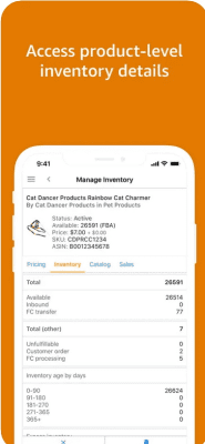 Скриншот приложения Amazon Seller - №9