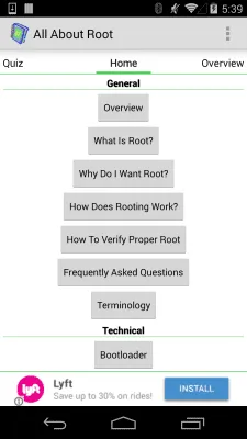 Скриншот приложения Root for Android - All About - №1