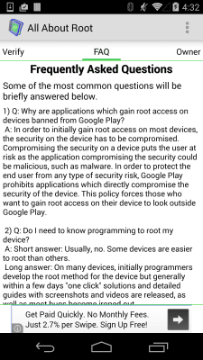 Скриншот приложения Root for Android - All About - №5