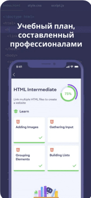 Скриншот приложения Mimo: Научись программировать - №5