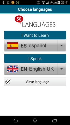 Скриншот приложения Испанский 50 языков - №2