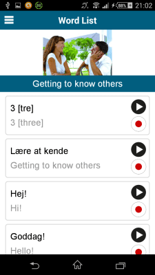 Скриншот приложения Датский 50 языков - №4