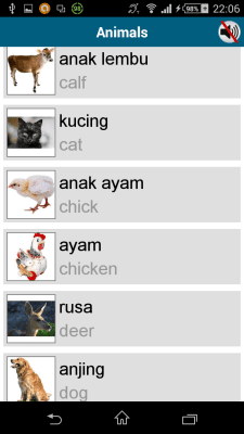 Скриншот приложения Индонезийский 50 языков - №8