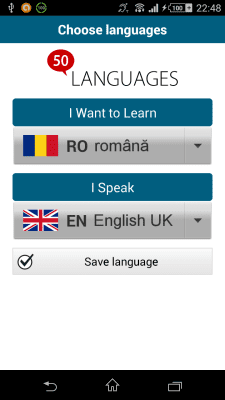 Скриншот приложения Romanian 50 languages - №1