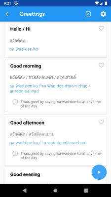 Скриншот приложения Learn Thai - Phrasebook - №2