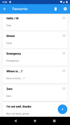 Скриншот приложения Learn Italian Phrasebook - №7