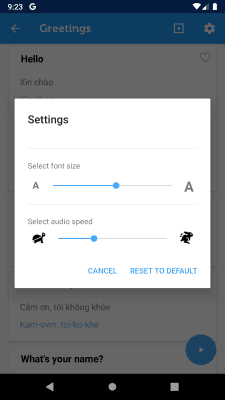 Скриншот приложения Learn Vietnamese Phrasebook - №4