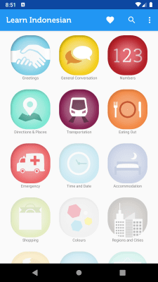 Скриншот приложения Learn Bahasa Indonesian - №1