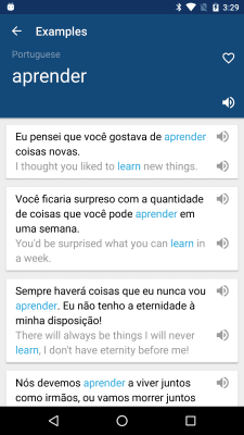 Скриншот приложения Portuguese English Dictionary - №2