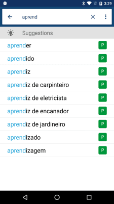 Скриншот приложения Portuguese English Dictionary - №4