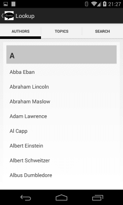 Скриншот приложения Quotes - №3