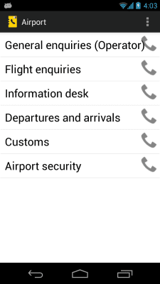 Скриншот приложения Qatar Phone Directory - №2