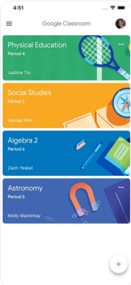Скриншот приложения Google Classroom - №1