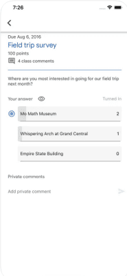 Скриншот приложения Google Classroom - №3