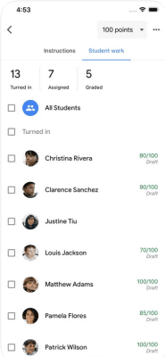Скриншот приложения Google Classroom - №4