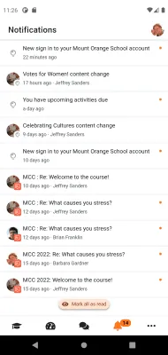 Скриншот приложения Moodle - №6