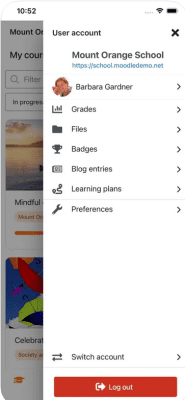 Скриншот приложения Moodle - №4