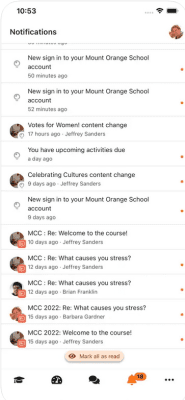 Скриншот приложения Moodle - №6