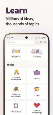 Скриншот приложения Deepstash - №3