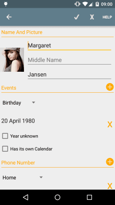 Скриншот приложения Дни рождения - №3