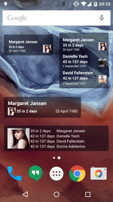 Скриншот приложения Дни рождения - №4