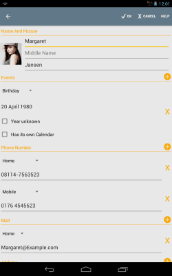 Скриншот приложения Дни рождения - №11