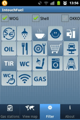 Скриншот приложения Intouch Fuel - №2
