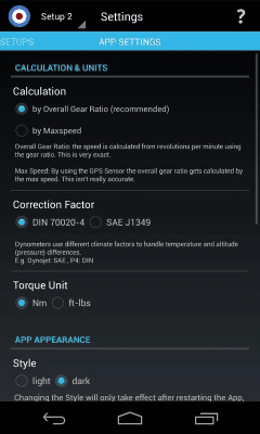 Скриншот приложения MicroDyno -SIP HorsePower Dyno - №3