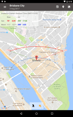 Скриншот приложения Позиция Солнце и Восход Demo - №8