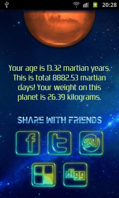 Скриншот приложения Solar System Calculator - №6