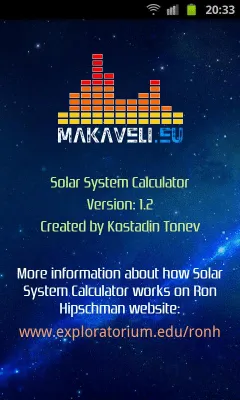 Скриншот приложения Solar System Calculator - №7