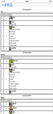 Скриншот приложения Родословная животного (iOS) - №3