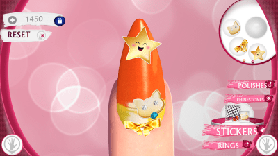 Скриншот приложения Cute Nail Art Designs Game 3D - №3