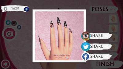 Скриншот приложения Cute Nail Art Designs Game 3D - №4