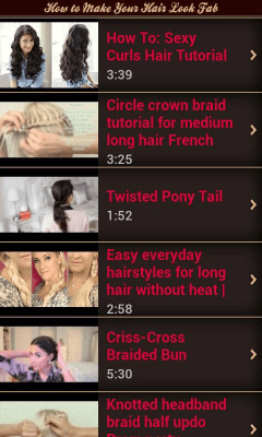 Скриншот приложения Как Сделать Волосы Красивыми - №5