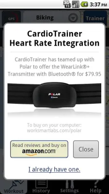 Скриншот приложения CardioTrainer - №8