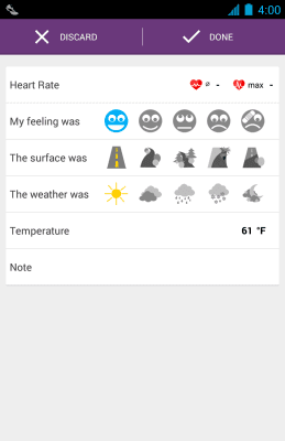 Скриншот приложения Runtastic Pedometer - №7