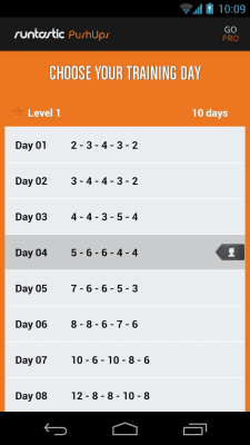 Скриншот приложения Runtastic Push-Ups Отжимания - №3