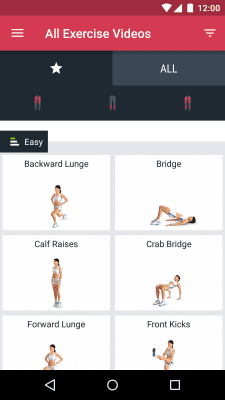 Скриншот приложения Runtastic Leg Trainer Ноги - №2