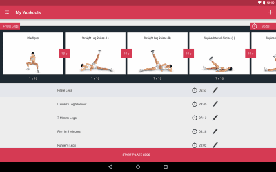 Скриншот приложения Runtastic Leg Trainer Ноги - №11