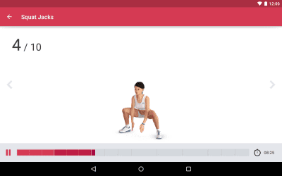 Скриншот приложения Runtastic Leg Trainer Ноги - №13