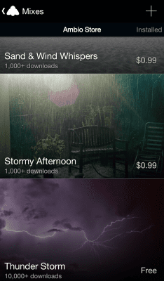 Скриншот приложения Ambio - Звуки сна - №3